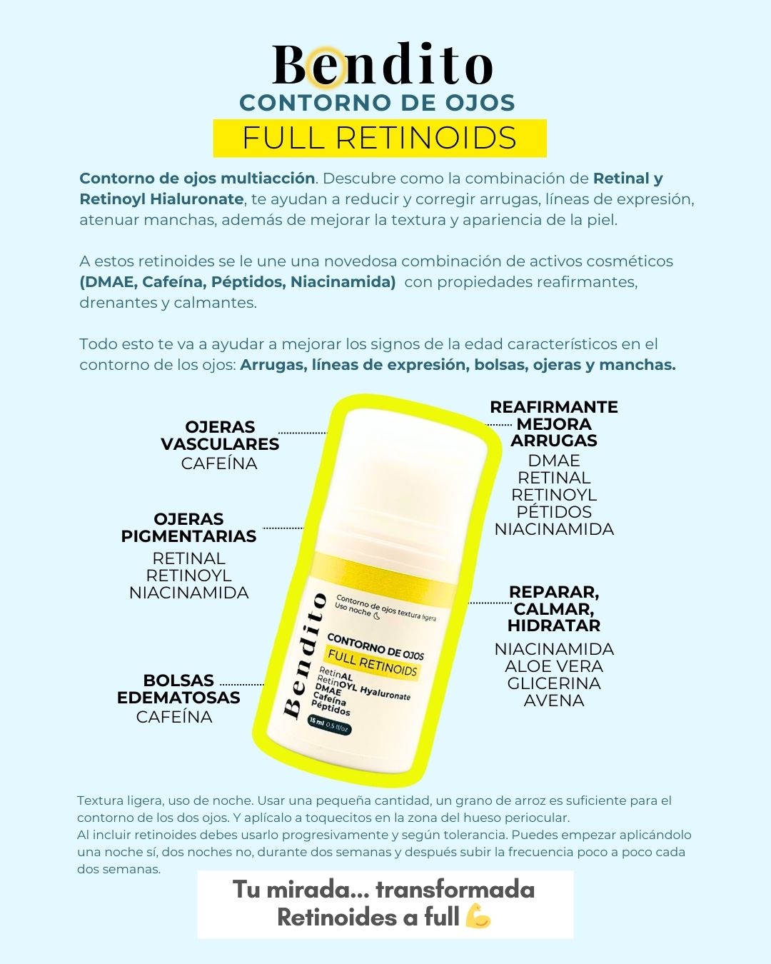 Bendito Contorno de ojos Full Retinoids Multiacción