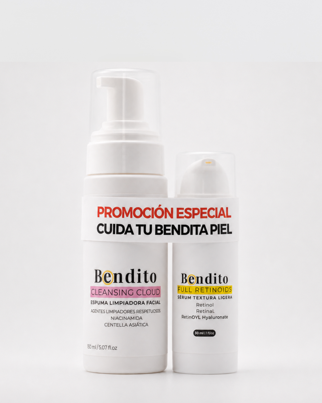 Bendito Full Retinoids Facial + Espuma Limpiadora de REGALO
