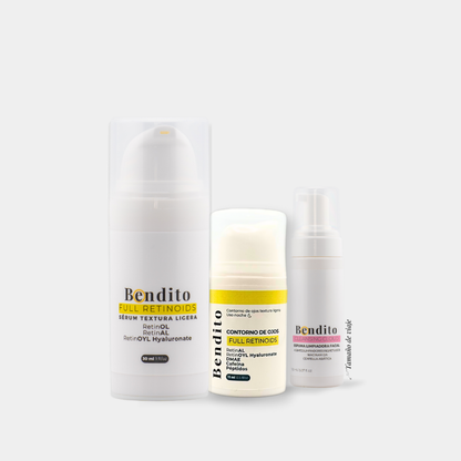 Bendita Rutina FULL RETINOIDS: Full Retinoids facial + Full Retinoids contorno de ojos