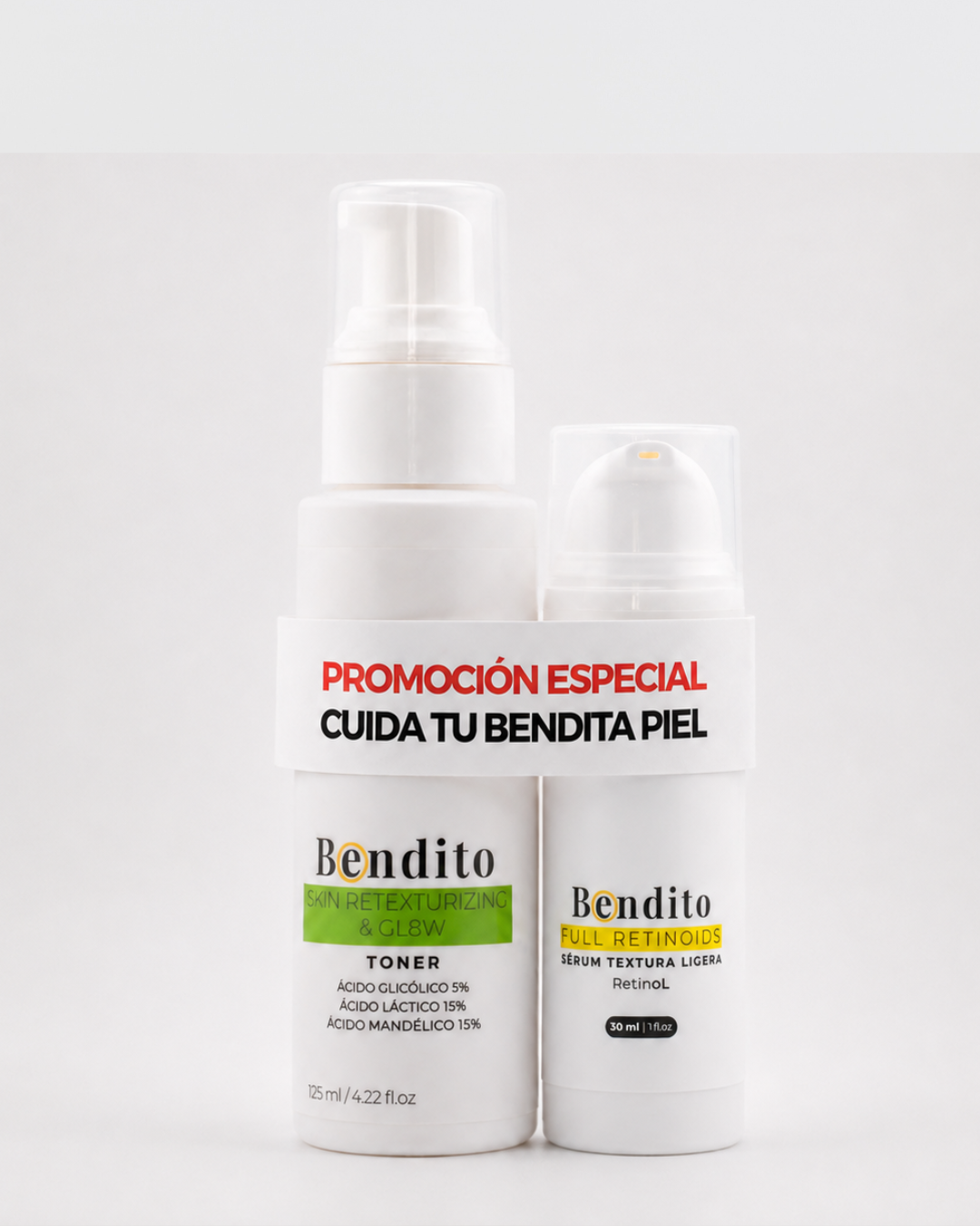 Bendito Full Retinoids Facial + Tónico Exfoliante de REGALO
