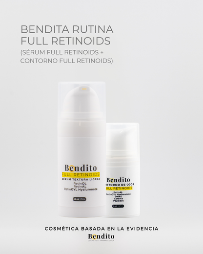 Bendita Rutina FULL RETINOIDS: Full Retinoids facial + Full Retinoids contorno de ojos