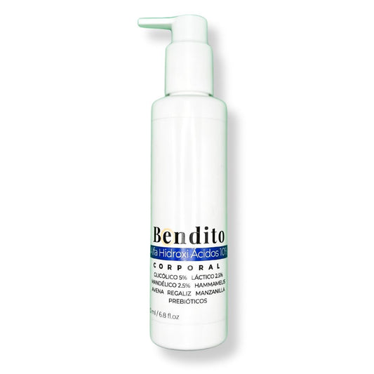 Bendito Alfa Hidroxi Ácidos 10%. Crema Corporal 200ml