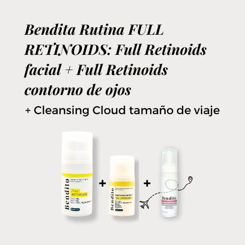 Bendita Rutina FULL RETINOIDS: Full Retinoids facial + Full Retinoids contorno de ojos