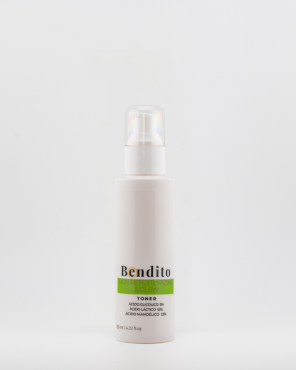 Bendita Rutina Piel Asfíctica: Rutina de día Espuma limpiadora + Tónico Retexturizante + Skincare Pyramid + Bendito Cleansing Cloud tamaño de viaje de regalo