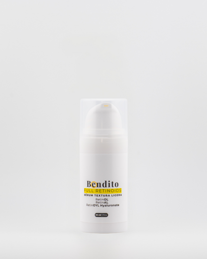 Bendito Full Retinoids Facial 30ml. Intensivo Antiedad con Retinol, Retinal y Retinoyl Hyaluronate