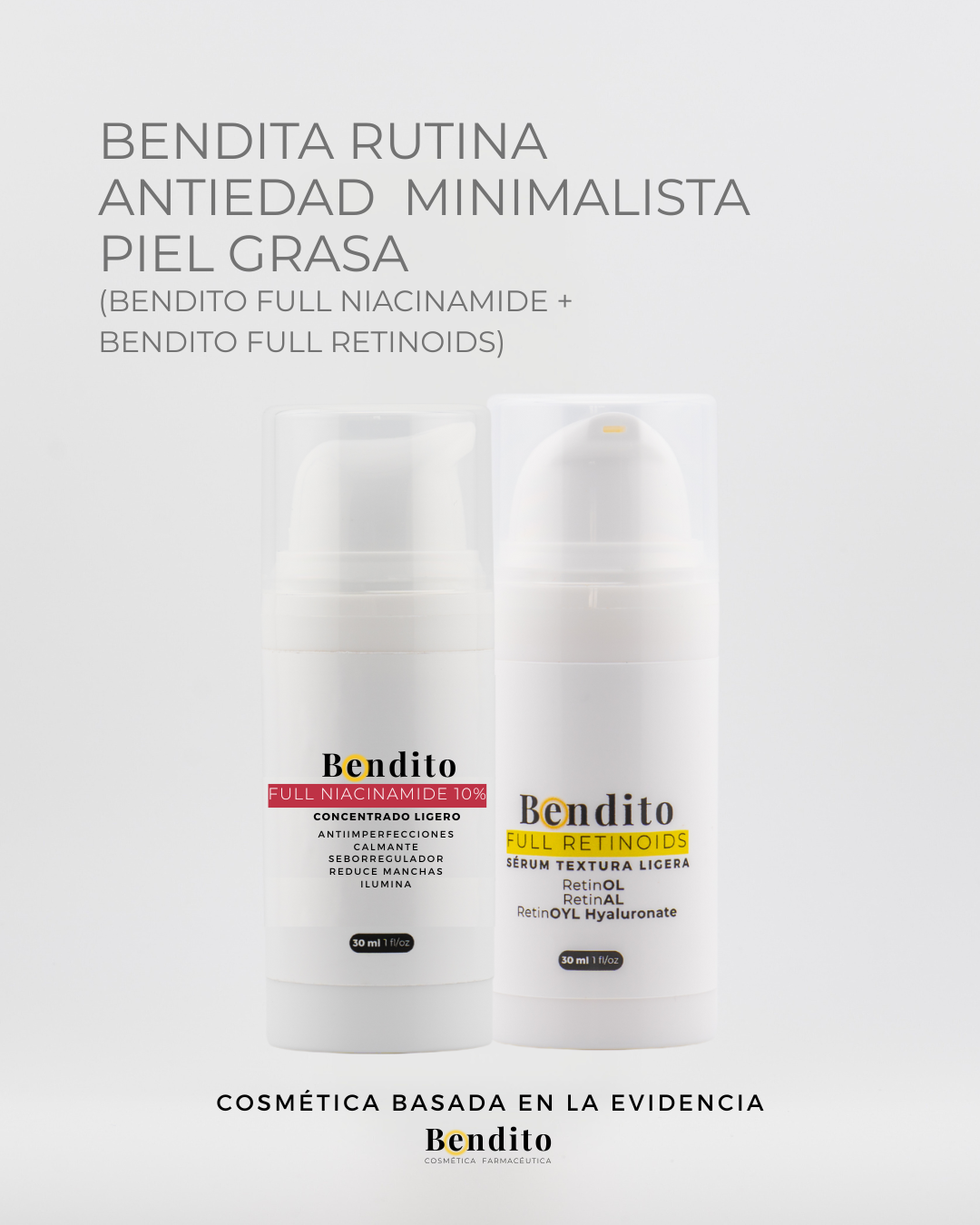 Bendita Rutina Antiedad Minimalista para Piel Grasa✨