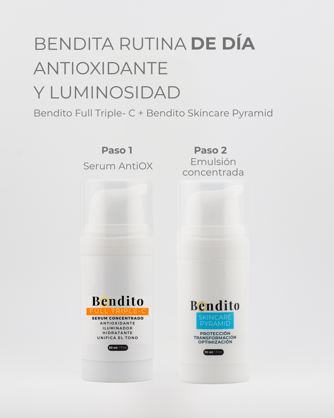 Bendita Rutina de día Antioxidante y Luminosidad